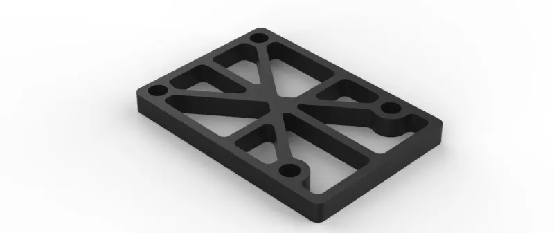 Skateboard Riser Stl Skateboard Truck Risers Remixed by Dave MakerWorld: Download Free 3D Models