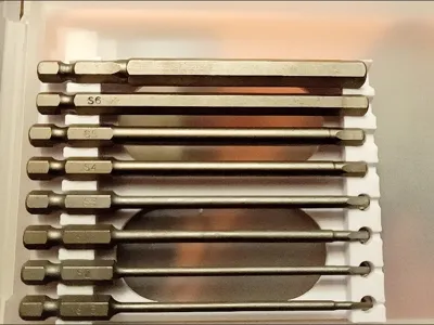 10cm Extended Hex Bit Magnetic Storage Base, 8-Slot