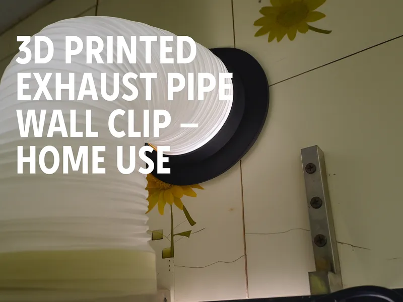Home Exhaust Pipe Wall Mount Clip