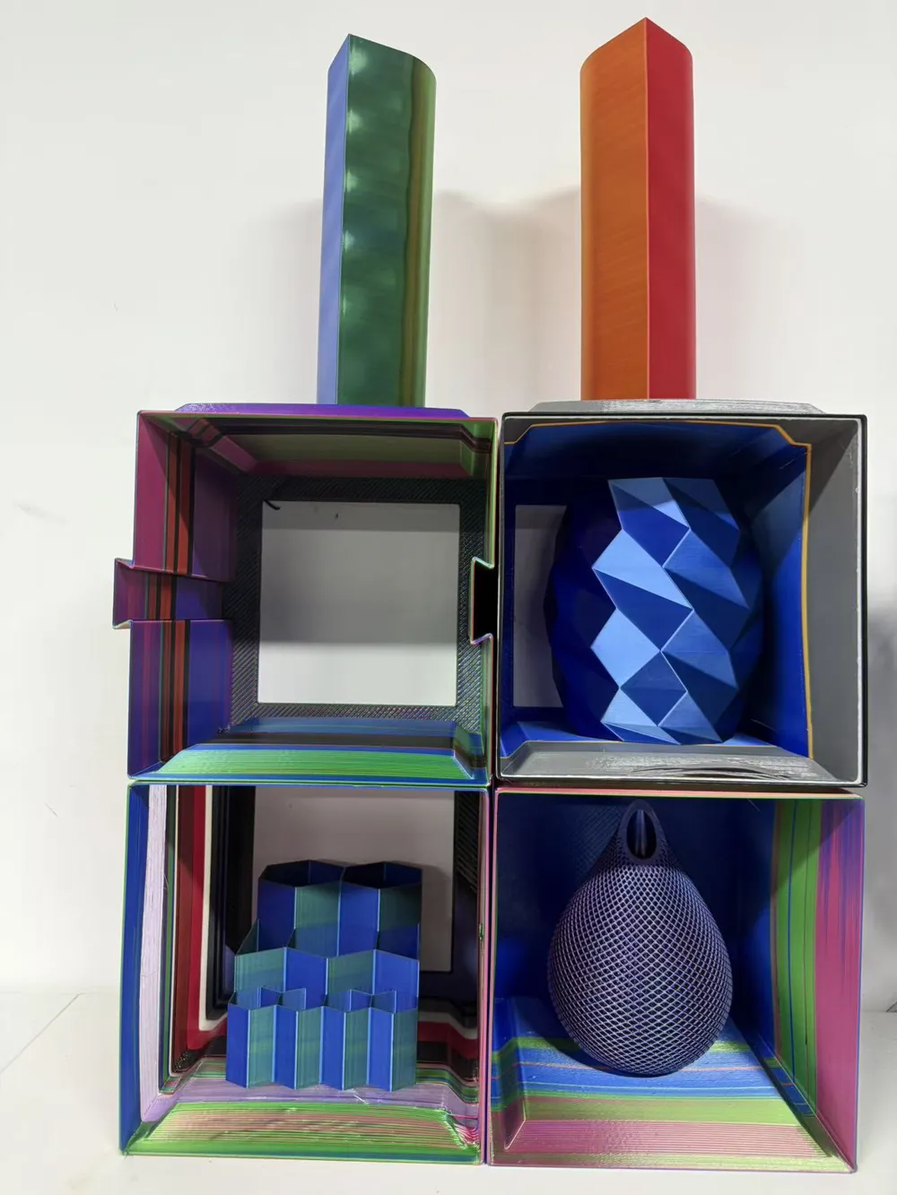 Nested Box Model Nested Stackable Box for Figures by Wolfgang MakerWorld: Download Free ...