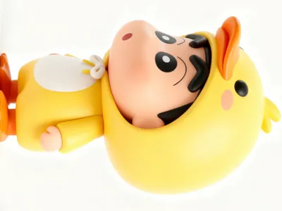 Crayon Shin-chan in Rubber Duck Version