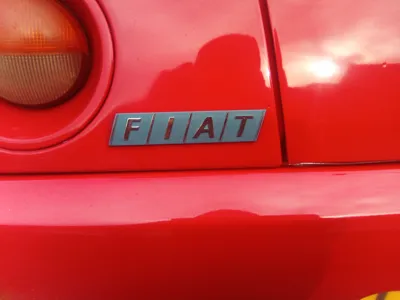 Fiat coupe rear badge