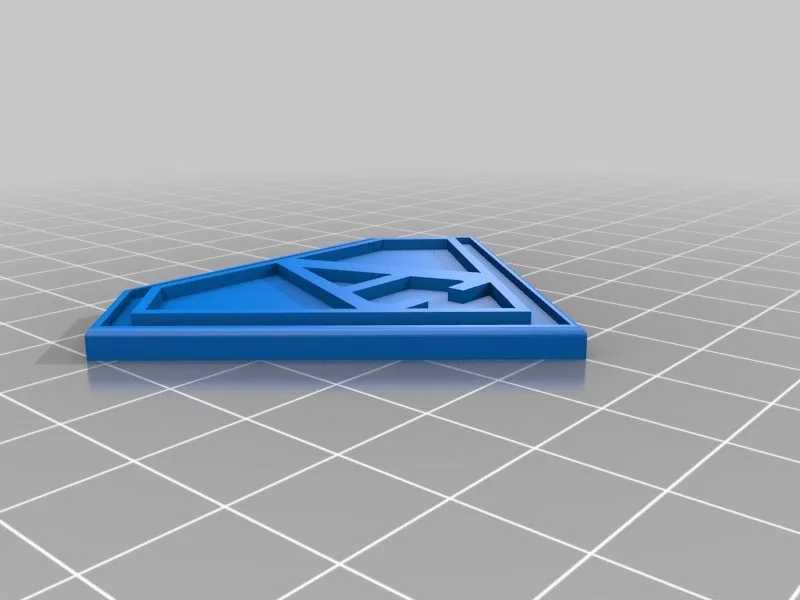 Super Man Name Badge
