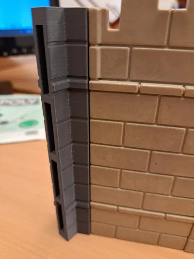 Playmobil castle wall connector
