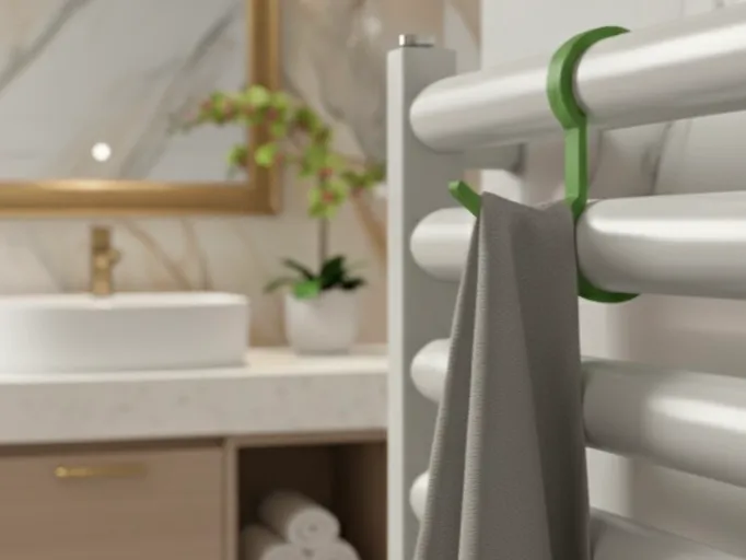 Bathroom radiator hook - EU standard dimenssions