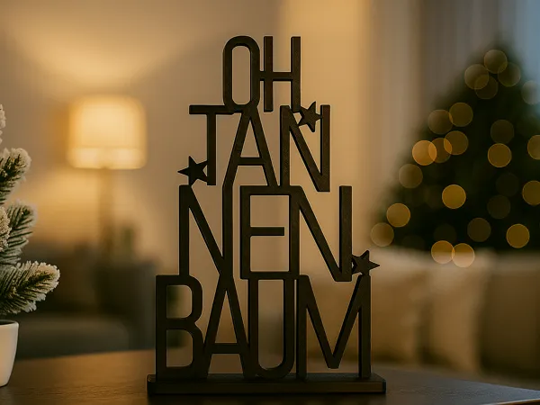 Décoration de Noël « Oh Tannenbaum »