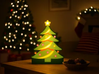 Weihnachtsbaum Lichtbox