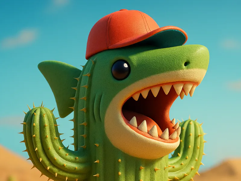 brainrot shark-cactus 