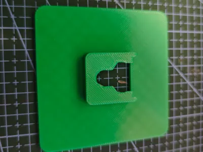 Wall-mounted toilet brush holder