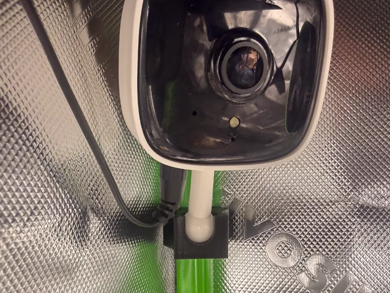 Tapo Camera Clip 16mm Growbox