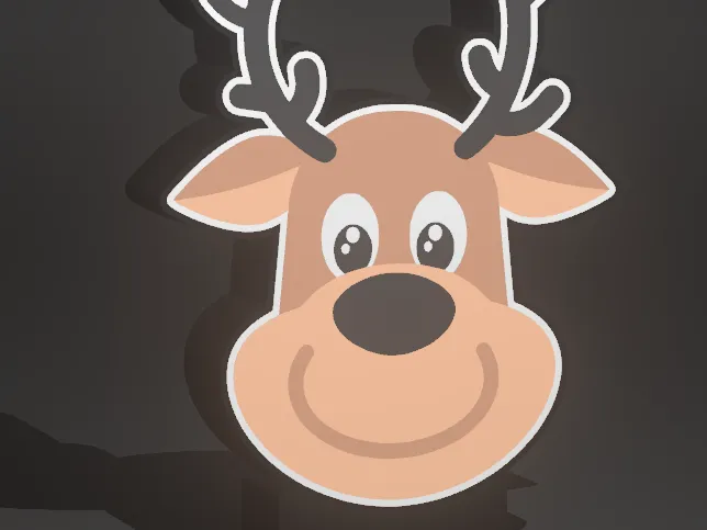 Reindeer lightbox