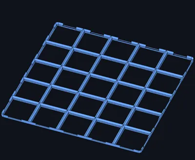 Gridfinity connectable Baseplates