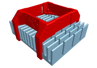 N100DC-ITX Fan Mount