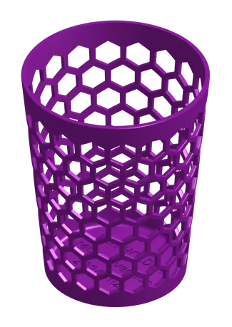 Hexagon Style Pen Holder