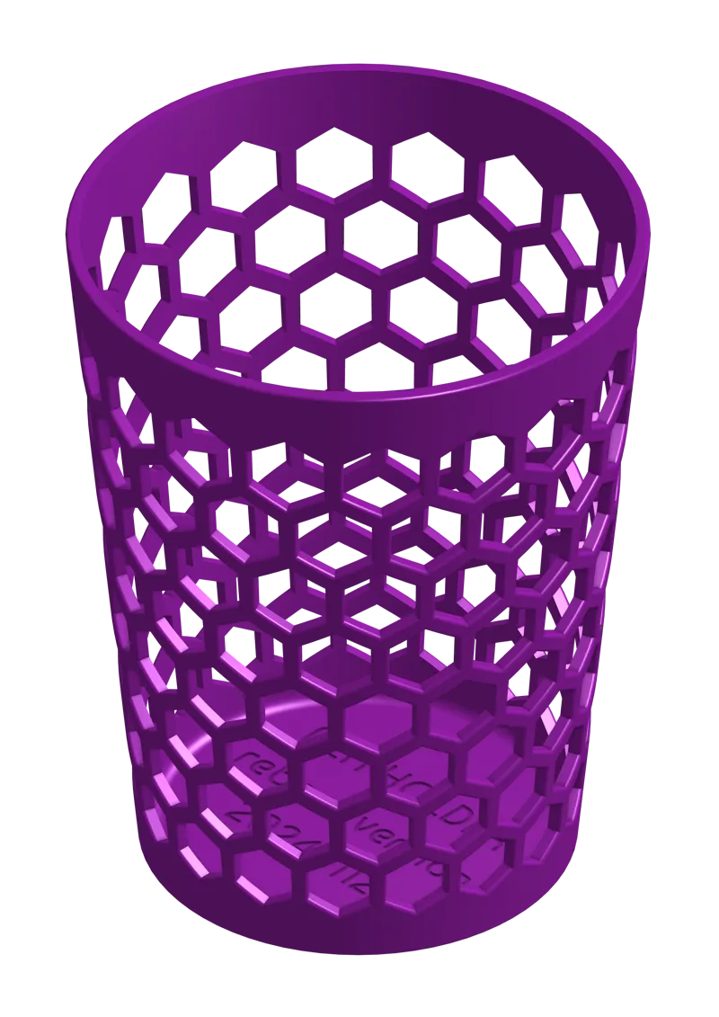 Hexagon Style Pen Holder