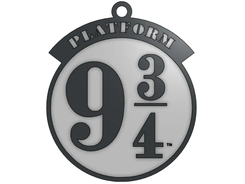Plateforme 9 3/4 porte clé