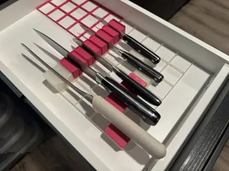 Gridfinity Knife Block