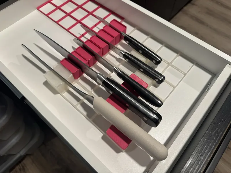 Gridfinity Knife Block