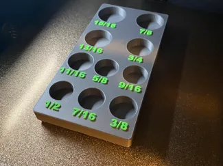 1/2 DRIVE SOCKET HOLDER GRIDFINITY