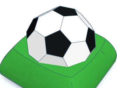 Soccer Ball KeyCap