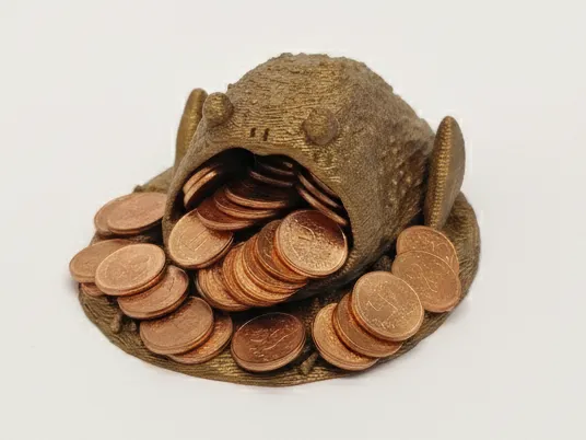 Greedy Frog Coin Holder 