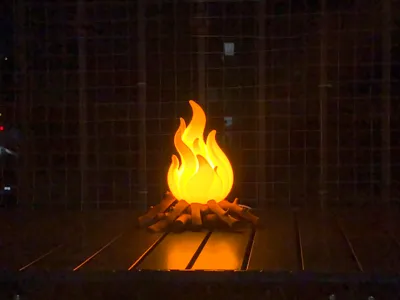 Flame Lamp