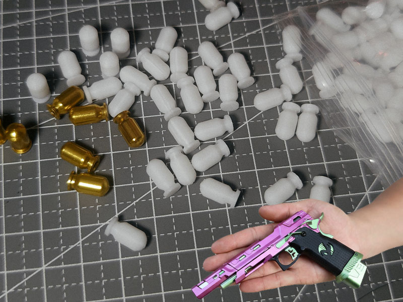 Mini子弹模型（适用于 1/2 ipsc mini）