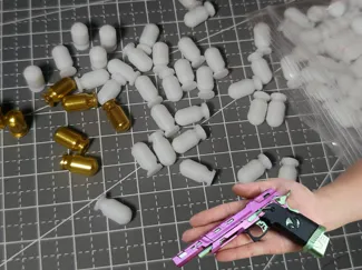 Mini子弹模型（适用于 1/2 ipsc mini）