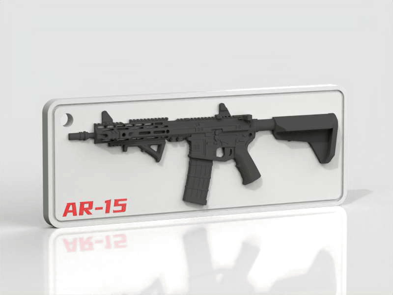 【武器道具】 AR-15 挂件、挂饰、钥匙扣