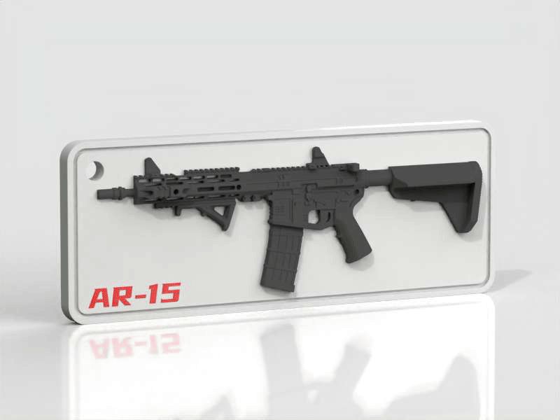 【武器道具】 AR-15 挂件、挂饰、钥匙扣