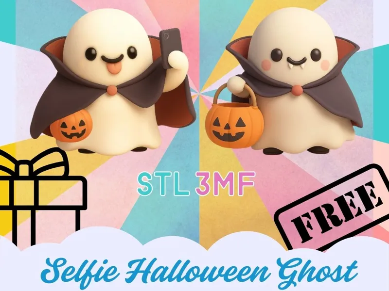 SELFIE HALLOWEEN GHOST FOR FREE Z-MINIS