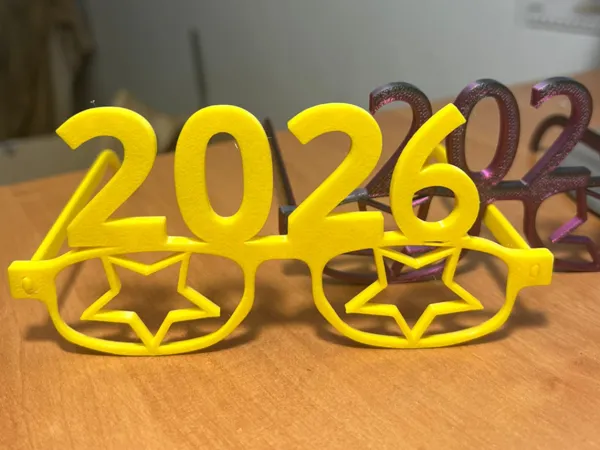 Lunettes étoiles Nouvel An 2026
