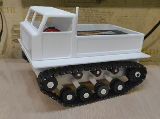 Tracked all-terrain vehicle