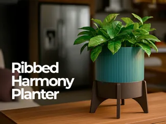 Ribbed Harmony Planter