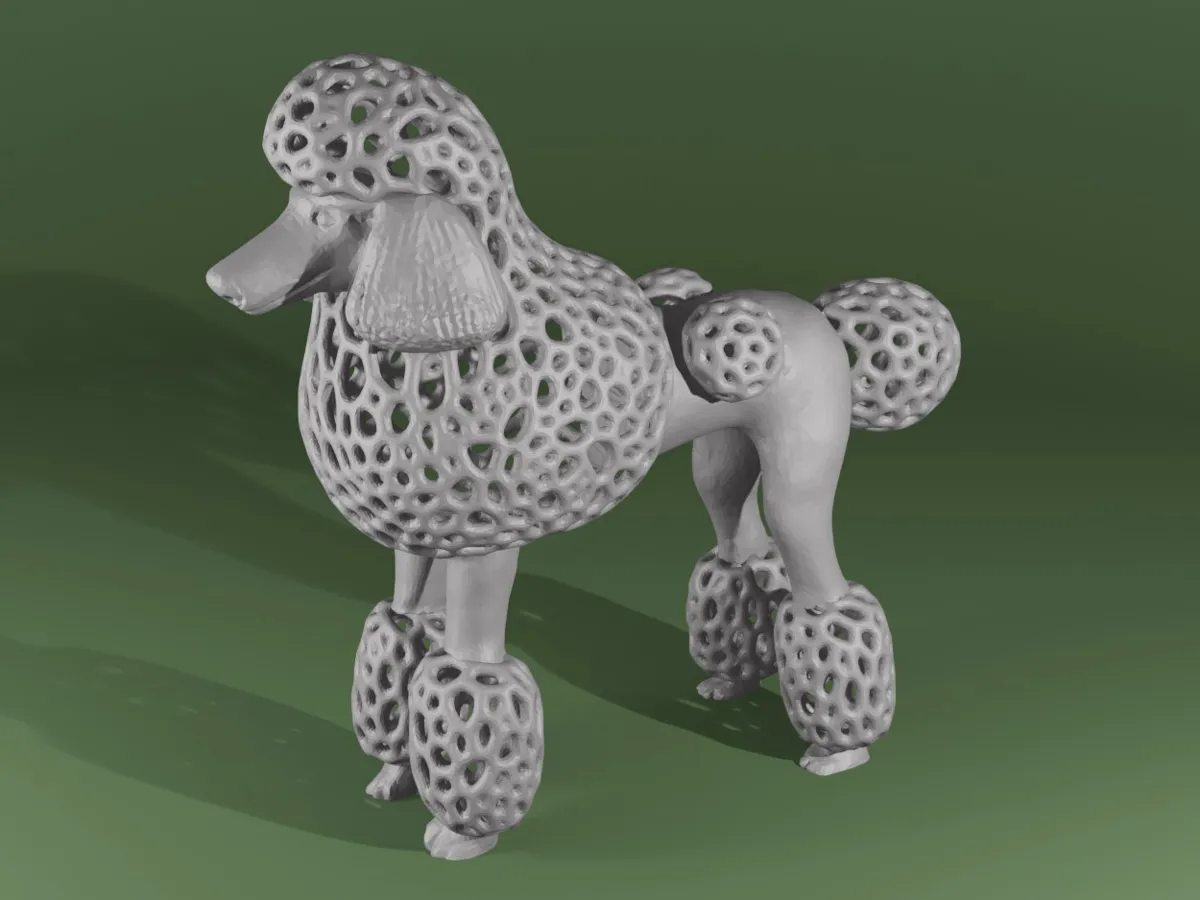 Caniche façon Voronoï