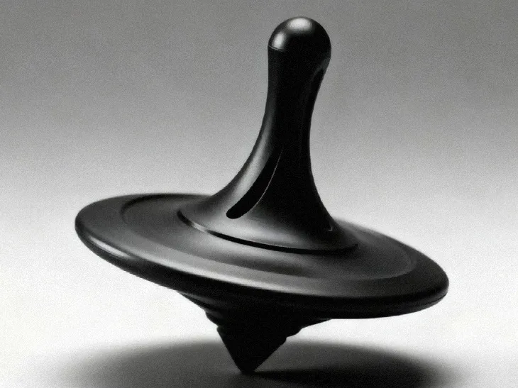 Modern Minimalist Spinning Top