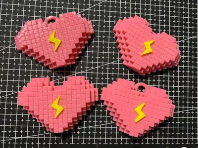 Wang Sulong Free Merchandise Combo 2 - Crystal Heart Refrigerator Magnet and Keychain