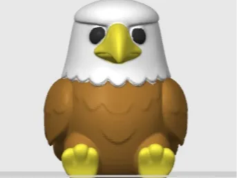 4 Color Eagle