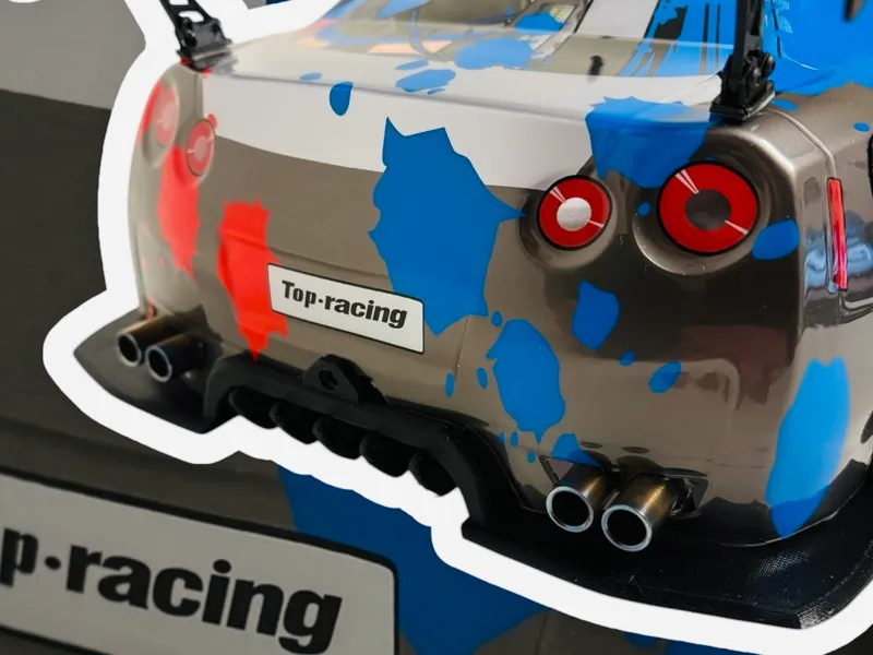 RC CAR DRIFT 1:10 NISSAN SKYLINE R35 SPOILER