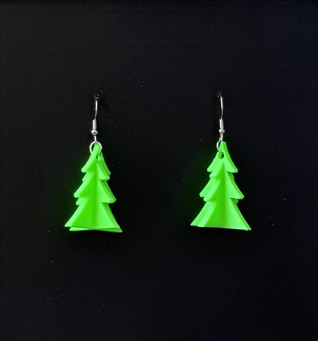 Earring christmas tree arbol de navidad colgante view 2