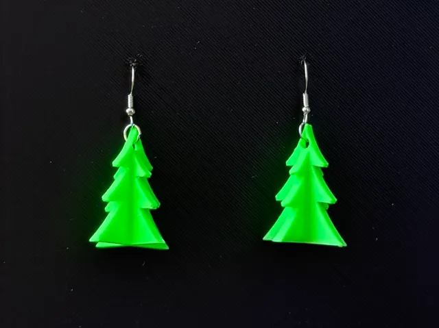 Earring christmas tree arbol de navidad colgante