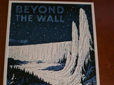 GOT Postcard; Beyond the Wall