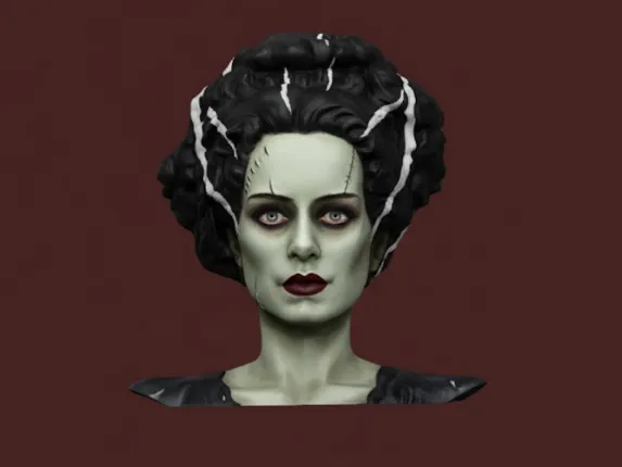 novia de frankenstein iman