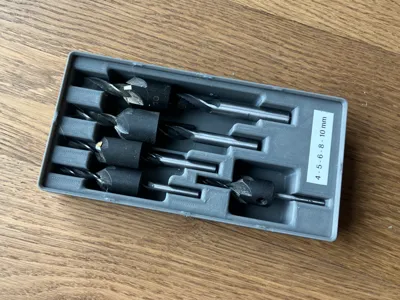 Countersink Drill Bit Set Organizer – Gridfinity