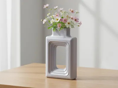 Vase retangle 27*16*6 cm