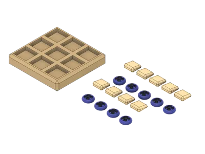 Waffle Tic Tac Toe