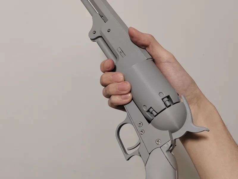 1：1复刻柯尔特沃特左轮玩具模型
