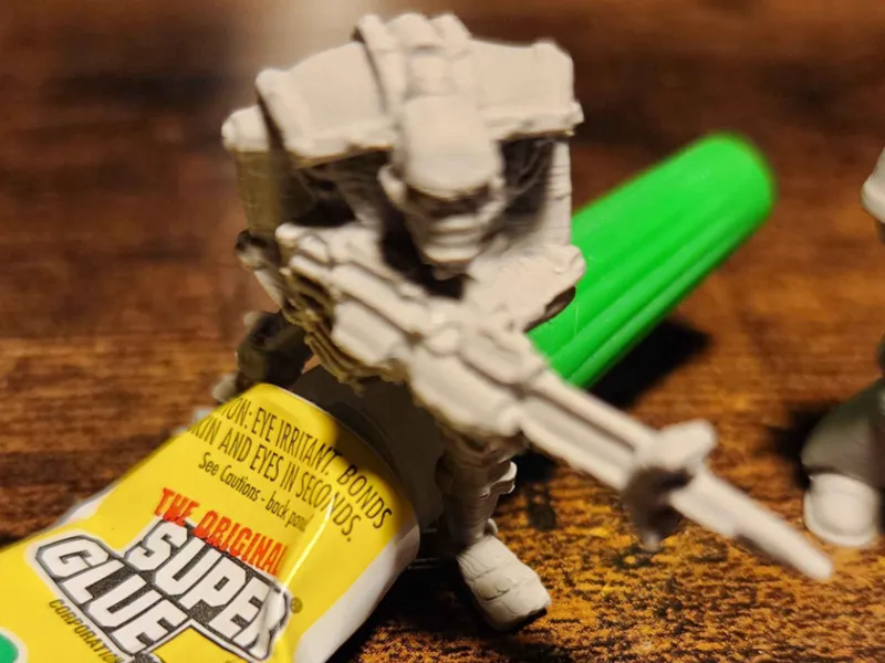 Demo Robot Space Warrior for Benchmarking Settings