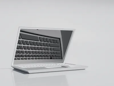 Laptop 3D print / model