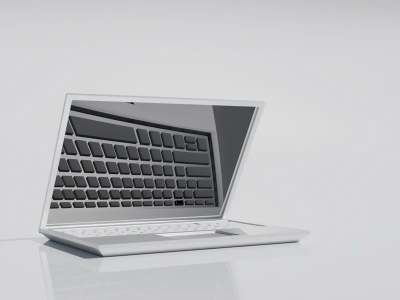 Laptop 3D print / model